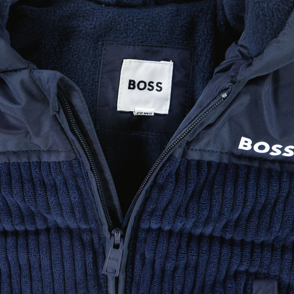 Boss Baby Jongens Winterjas In Navy