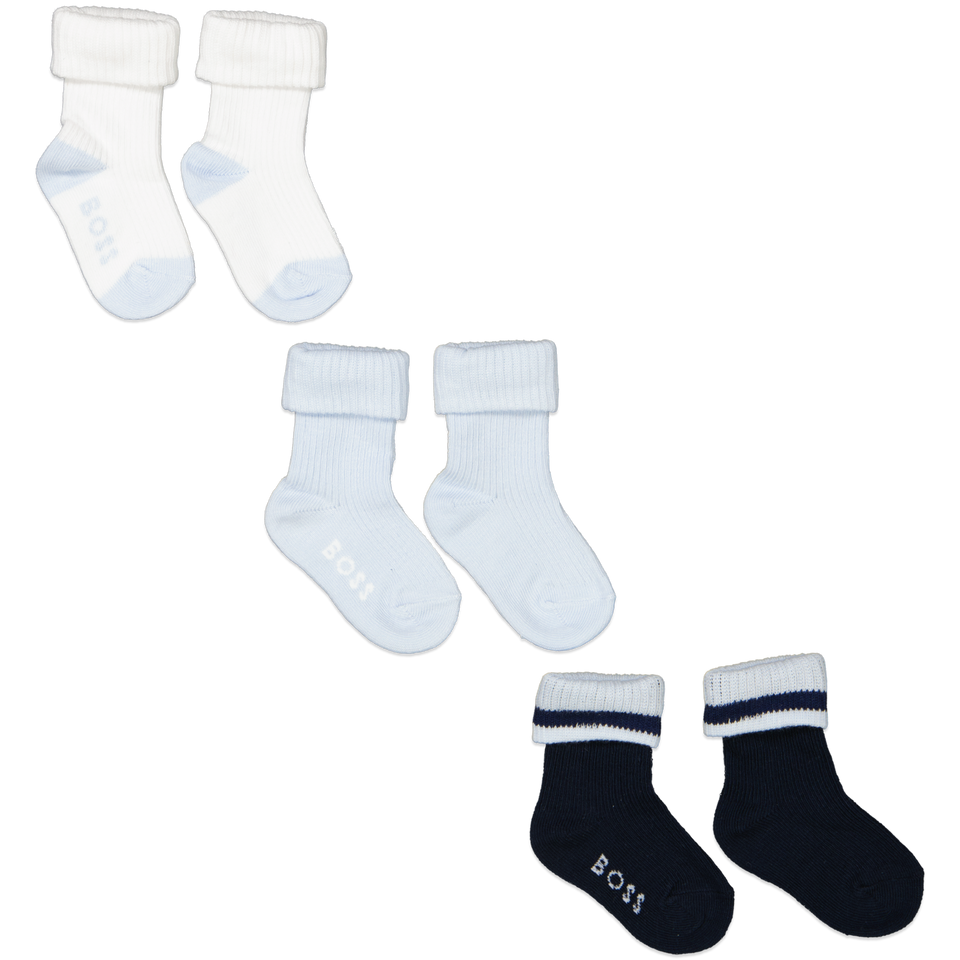 Boss Baby Jongens Sokjes In Licht Blauw