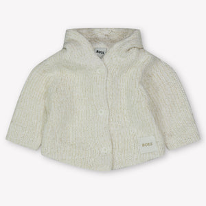 Boss Baby Meisjes Vest In Off White