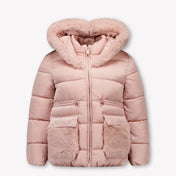 Abel & Lula Kinder Meisjes Winterjas In Licht Roze