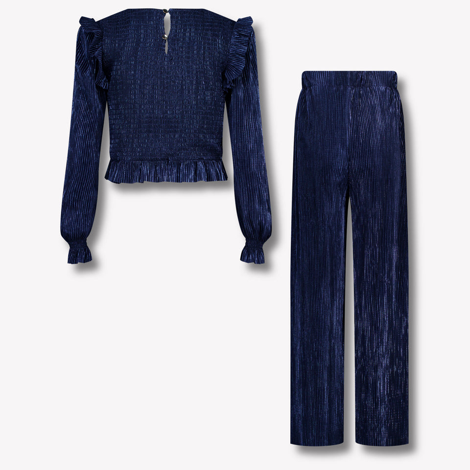 Abel & Lula Kids Girls Set  Navy