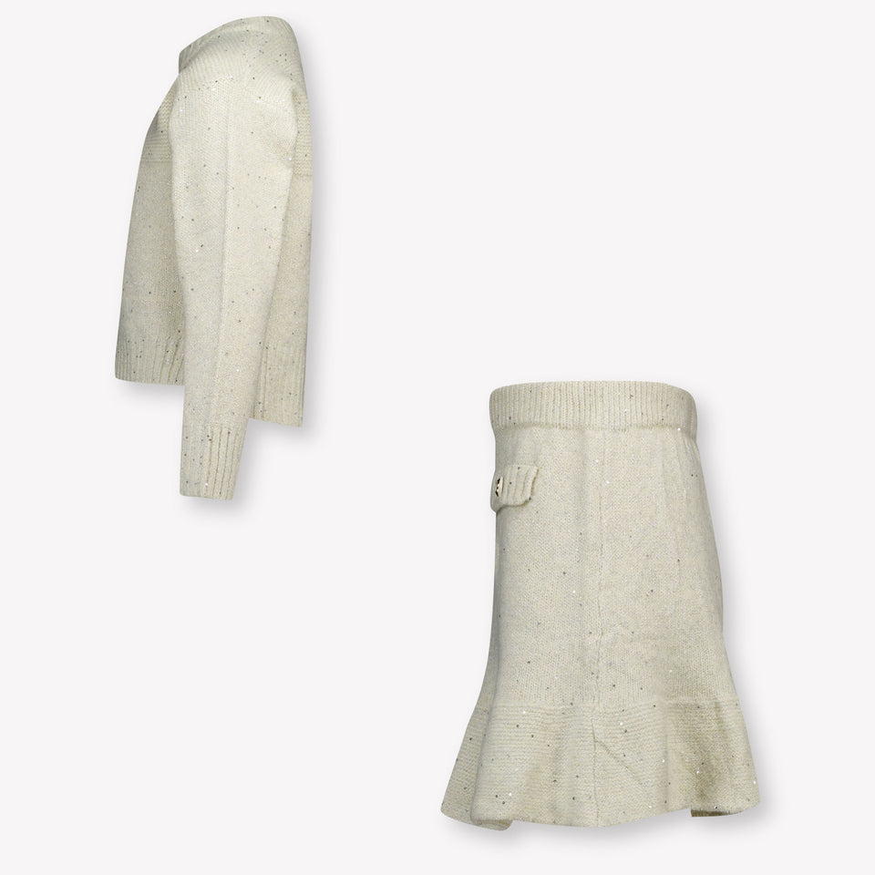 Abel & Lula Kids Girls Set  Beige