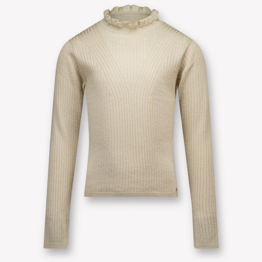 Abel & Lula Kinder Meisjes T-Shirt In Beige