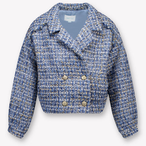 Abel & Lula Kids Girls Jacket  Blue