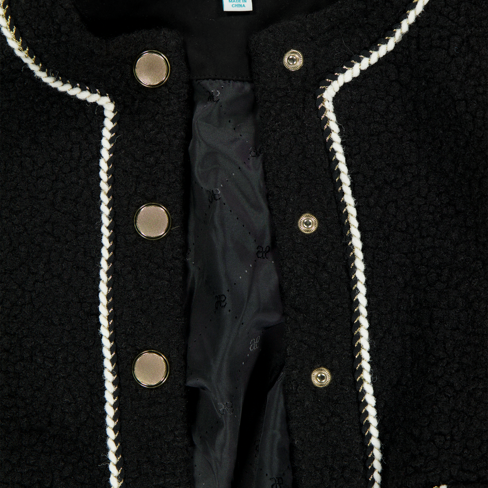 Abel & Lula Kids Girls Jacket  Black