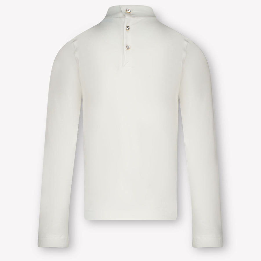 Abel & Lula Kinder Meisjes T-Shirt In Off White