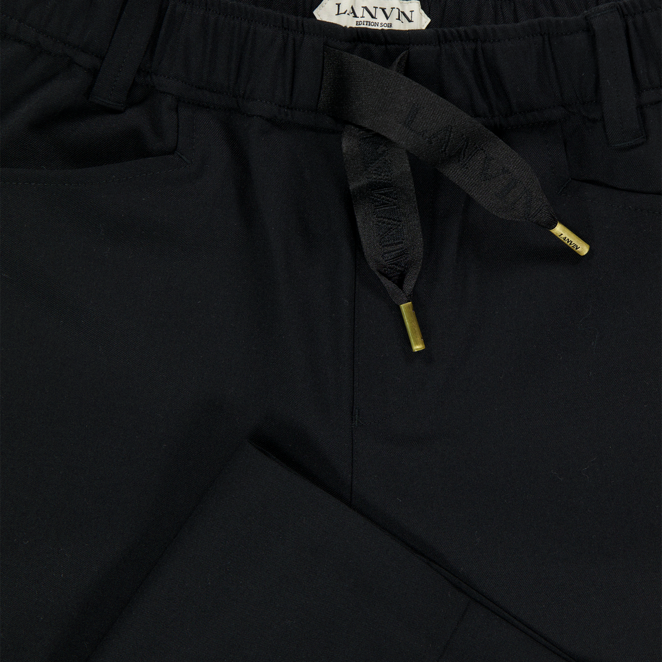 Lanvin Kinder Unisex Broek In Zwart