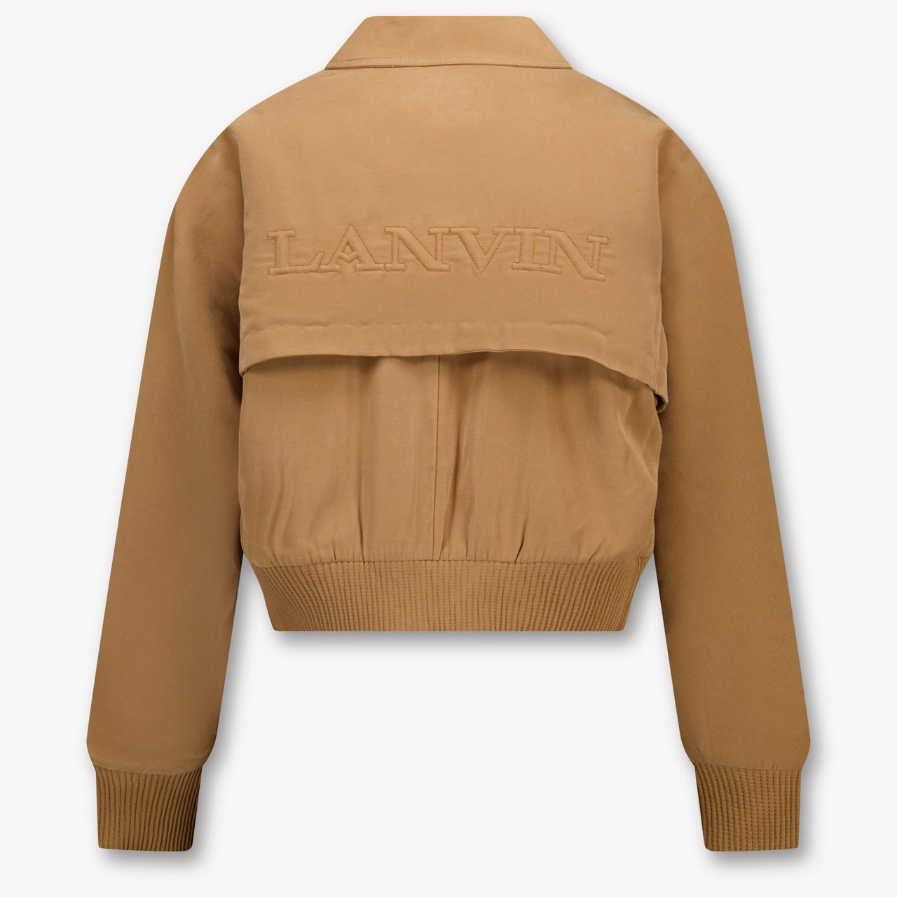 Lanvin Kids Girls Cardigan In Camel