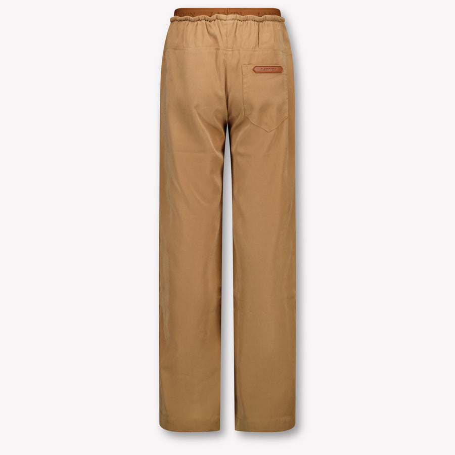 Lanvin Kids Girls Pants In Camel