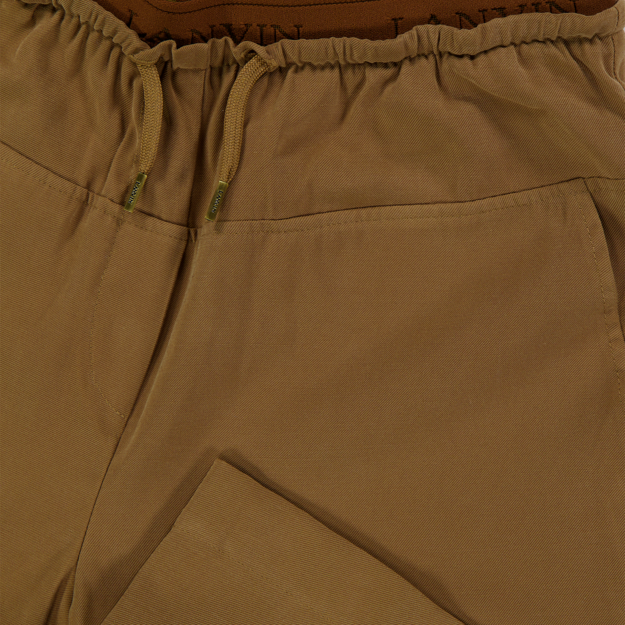 Lanvin Kids Girls Pants In Camel