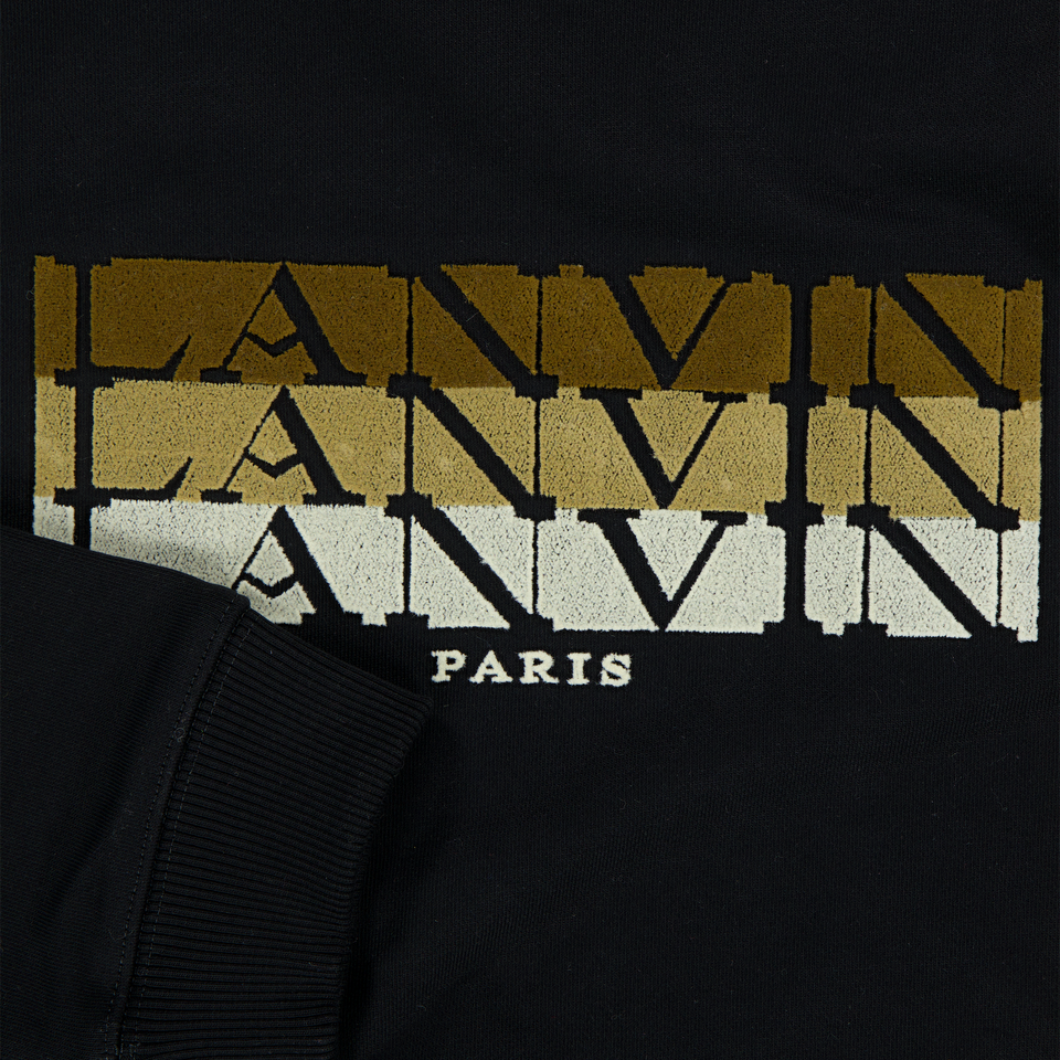 Lanvin Kinder Jongens Trui In Zwart