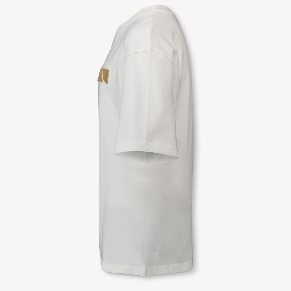 Lanvin Kinder Unisex T-Shirt In Off White