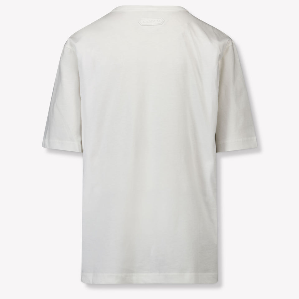 Lanvin Kinder Unisex T-Shirt In Off White