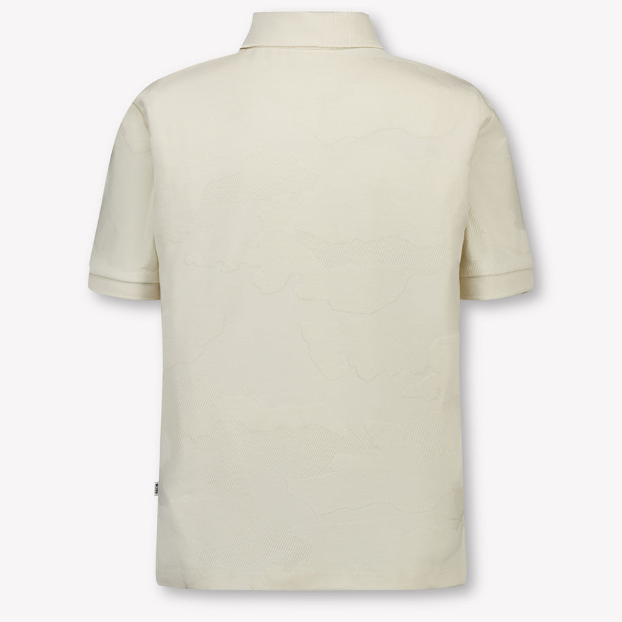 Boss Kids Boys Polo  Light Beige