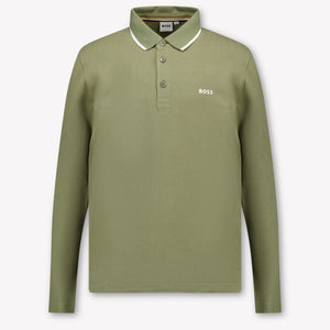 Boss Kids Boys Polo  Army