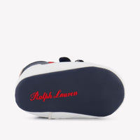 Ralph Lauren Heritage Court Ii Baby Boys Sneakers  Navy