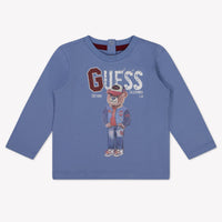 Guess Baby Boys T-Shirt  Light Blue