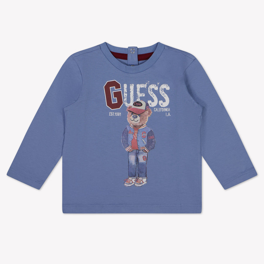 Guess Baby Boys T-Shirt  Light Blue