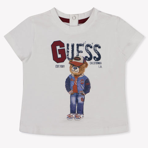 Guess Baby Boys T-Shirt  White