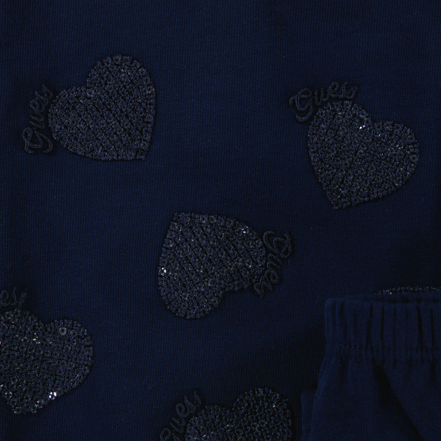 Guess Baby Meisjes Jurk In Navy