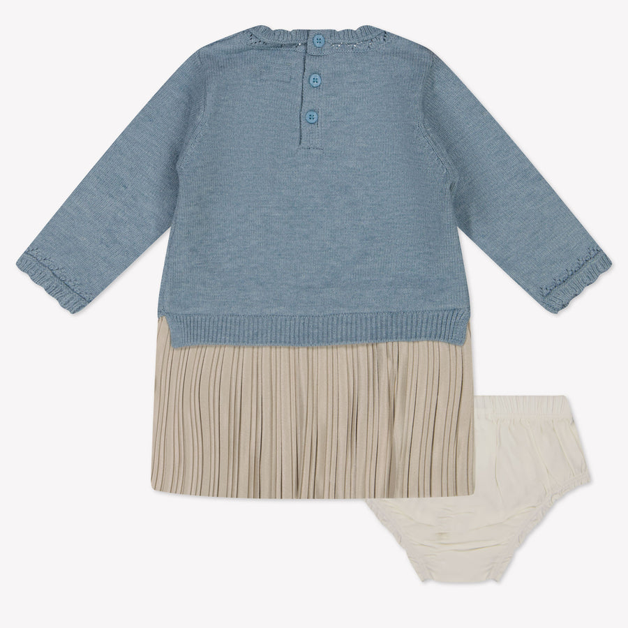Guess Baby Meisjes Jurk In Licht Blauw