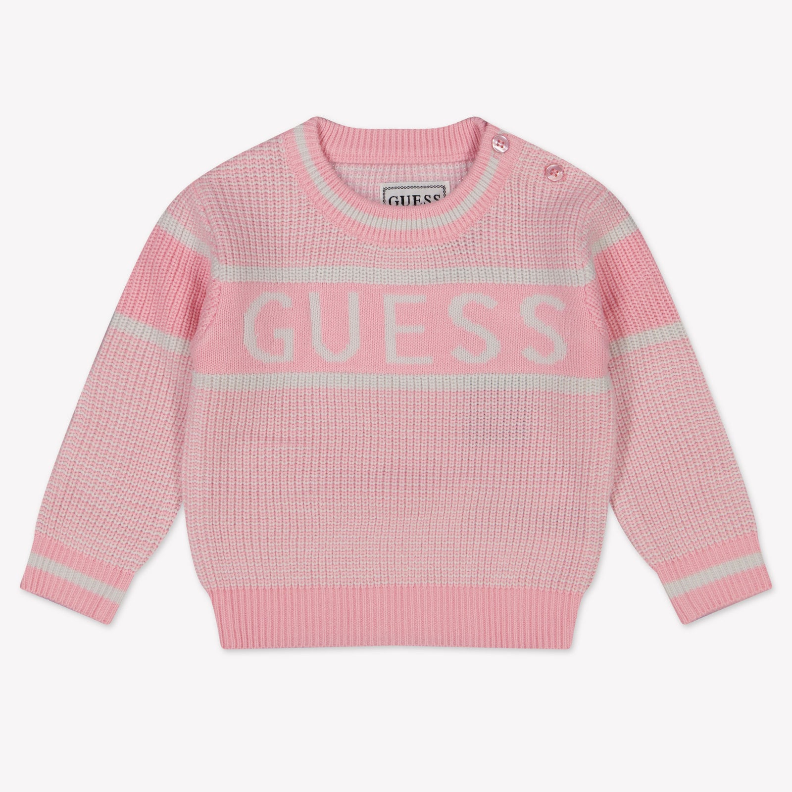 Guess Baby Meisjes Trui In Licht Roze