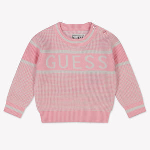 Guess Baby Girls Sweater  Light Pink