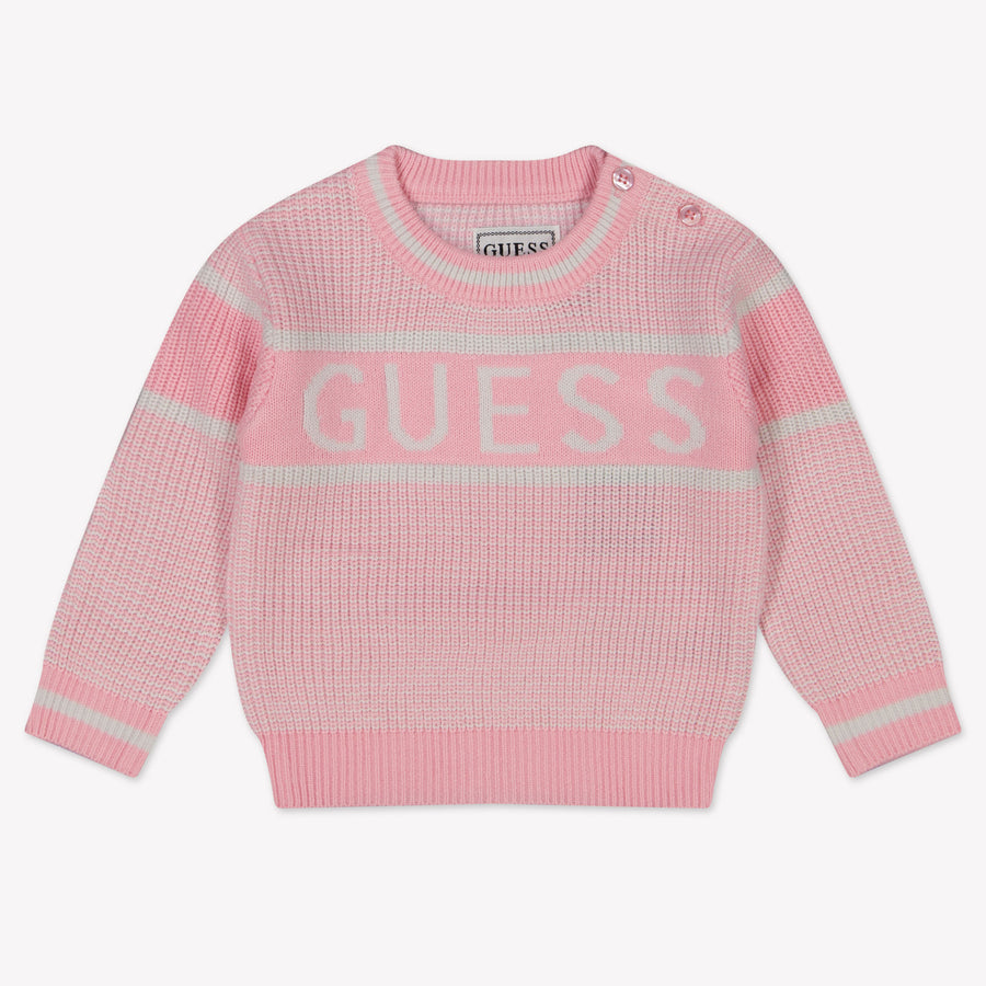 Guess Baby Girls Sweater  Light Pink