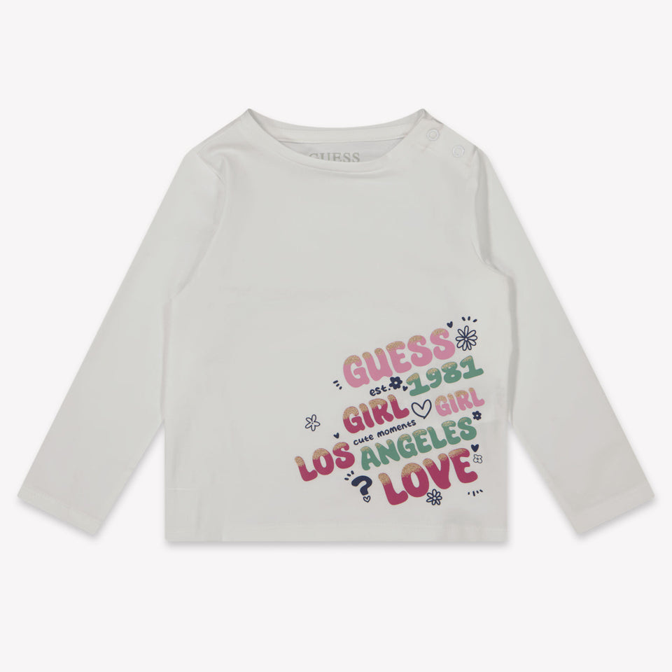 Guess Baby girls t-shirt in White