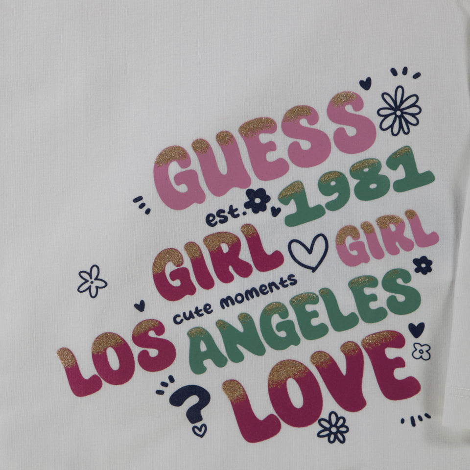 Guess Baby girls t-shirt in White