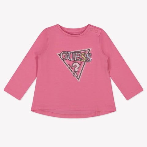 Guess Baby Girls T-Shirt  Pink
