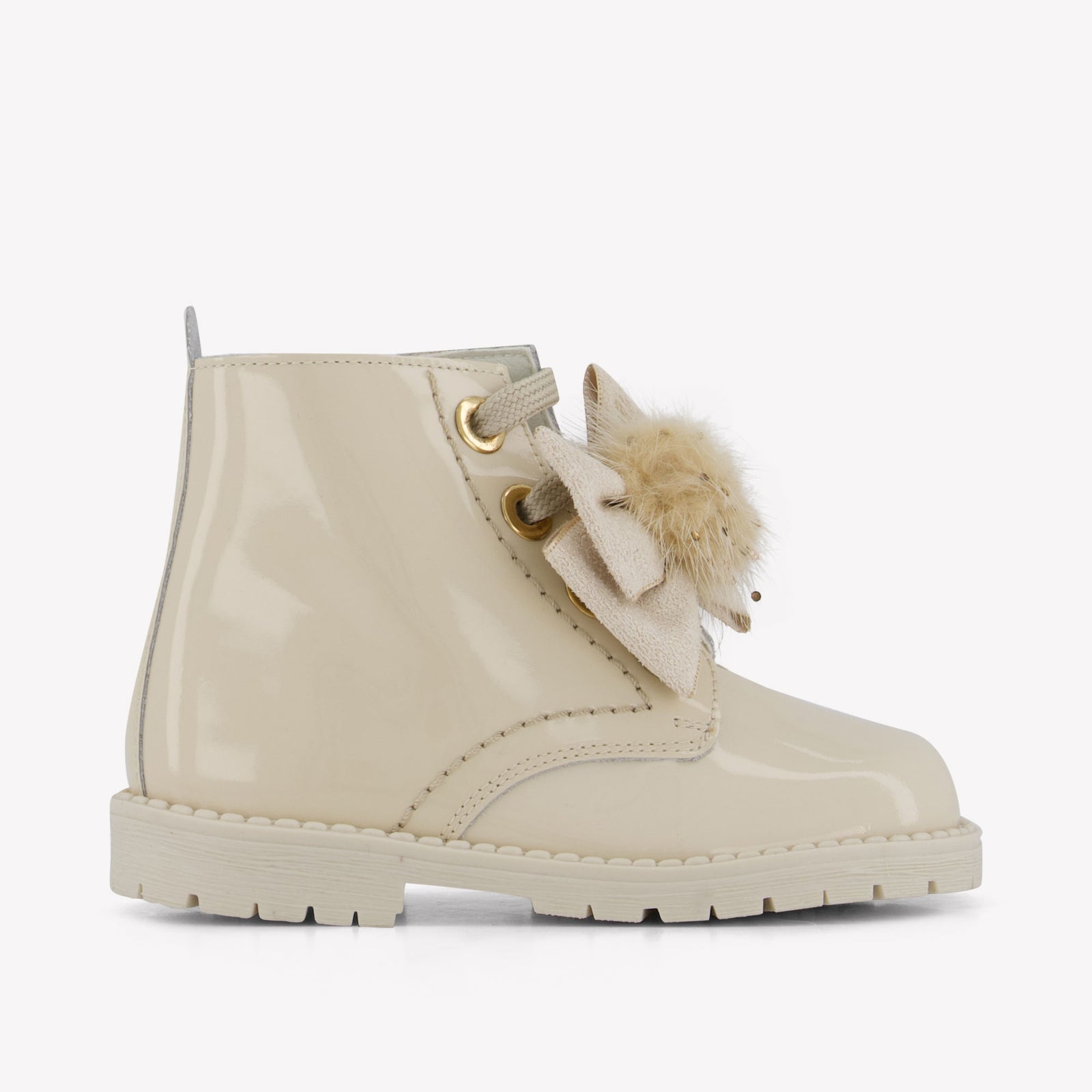 Andanes Girls Boots  Beige