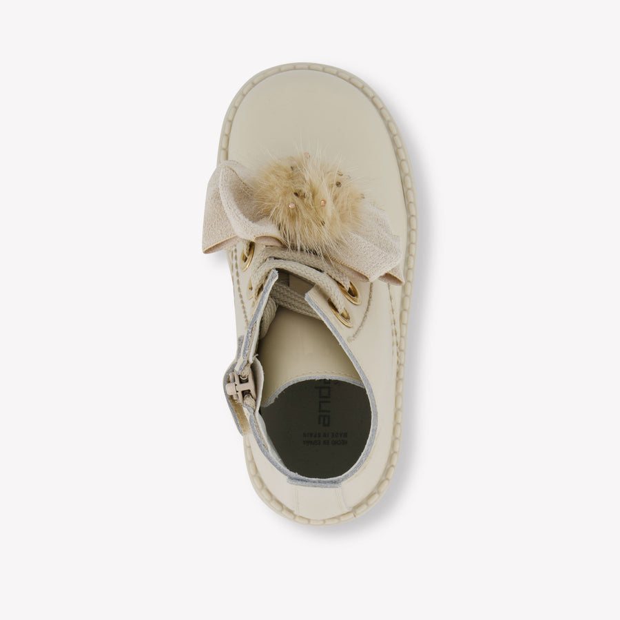 Andanines Kinder Meisjes Laarzen In Beige