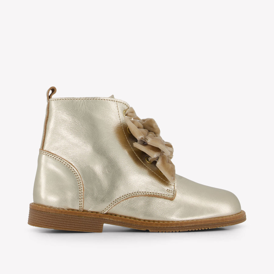 Andanines Girls Boots in Gold