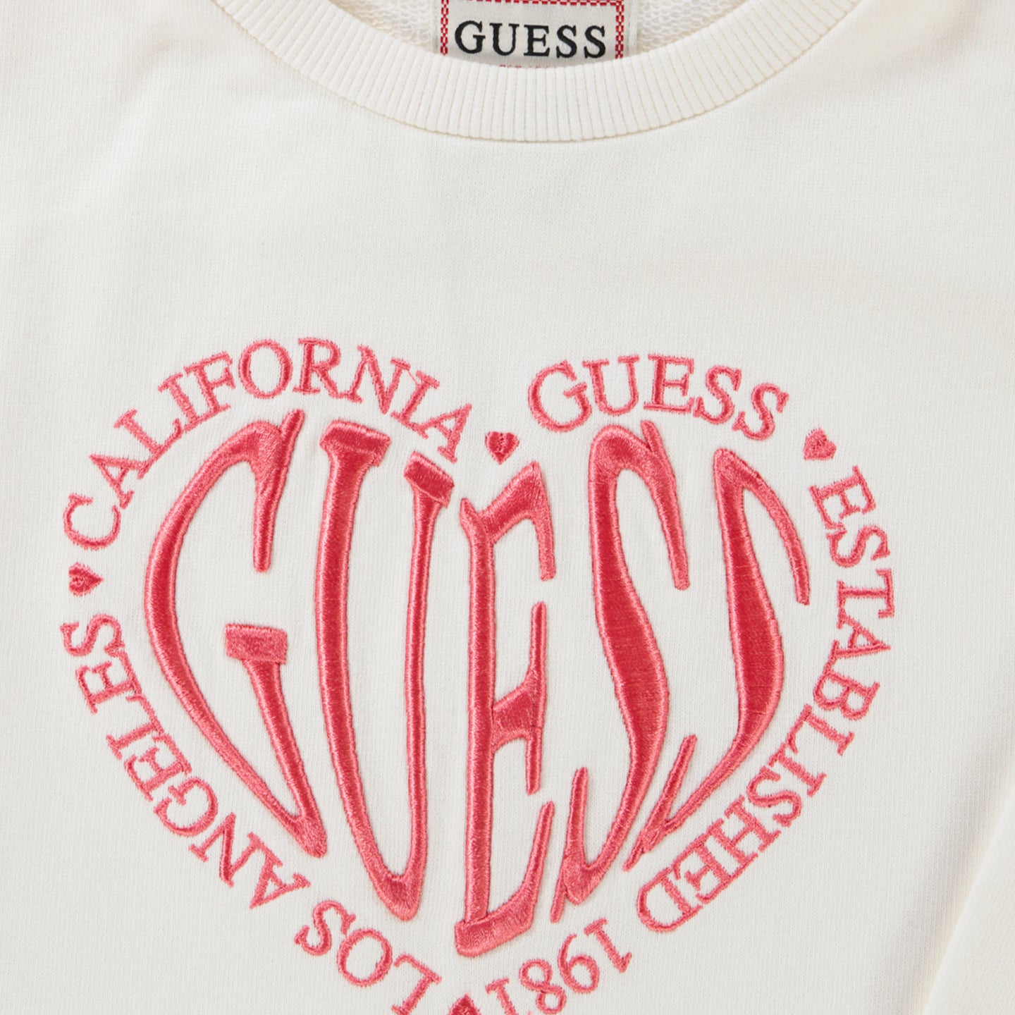 Guess Kids Girls Dress Offwhite