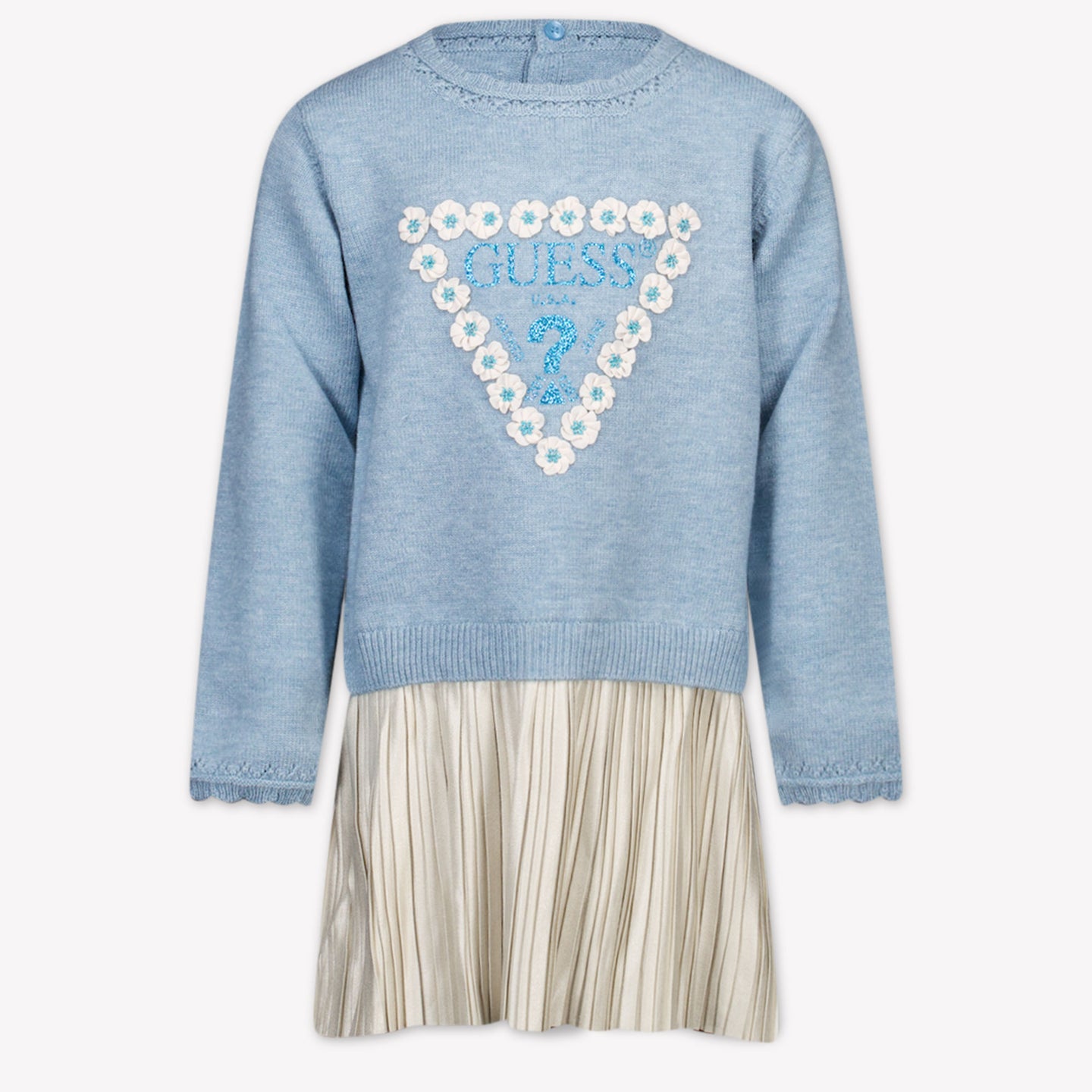 Guess Kids Girls Dress Light Blue