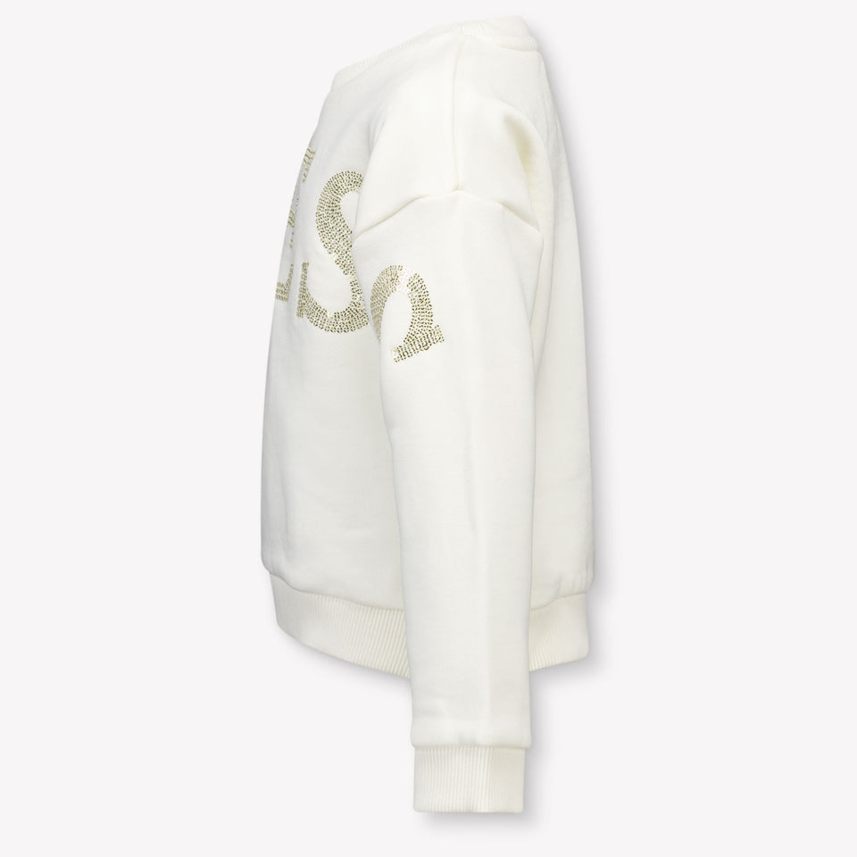 Guess Kinder Meisjes Trui In Off White