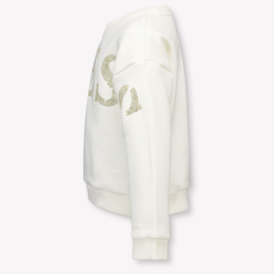 Guess Kinder Meisjes Trui In Off White