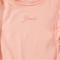 Guess Kinder Meisjes T-Shirt In Zalm