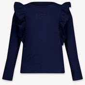 Guess Kids Girls  T-Shirt Navy