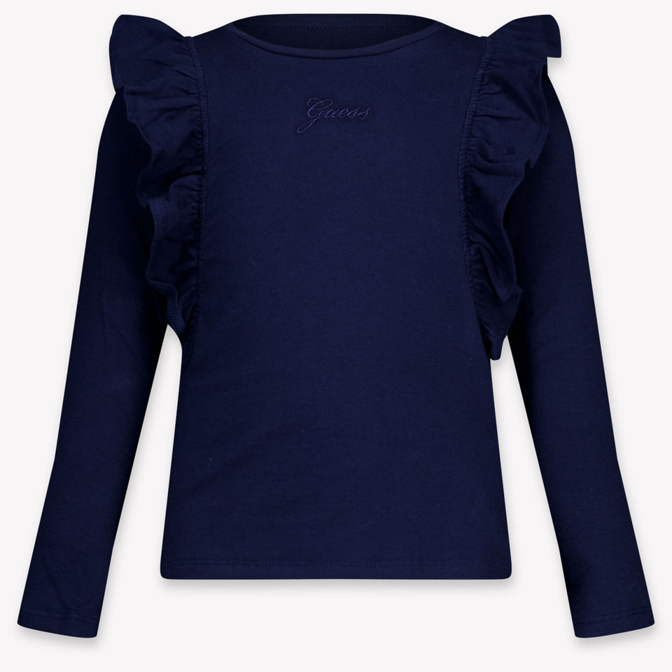 Guess Kids Girls  T-Shirt Navy