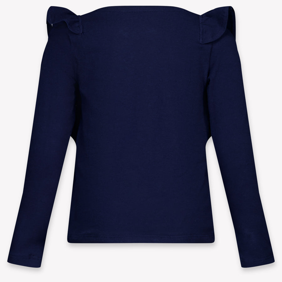 Guess Kinder Meisjes T-Shirt In Navy