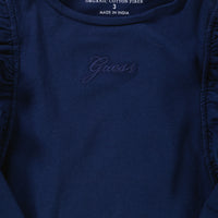Guess Kinder Meisjes T-Shirt In Navy
