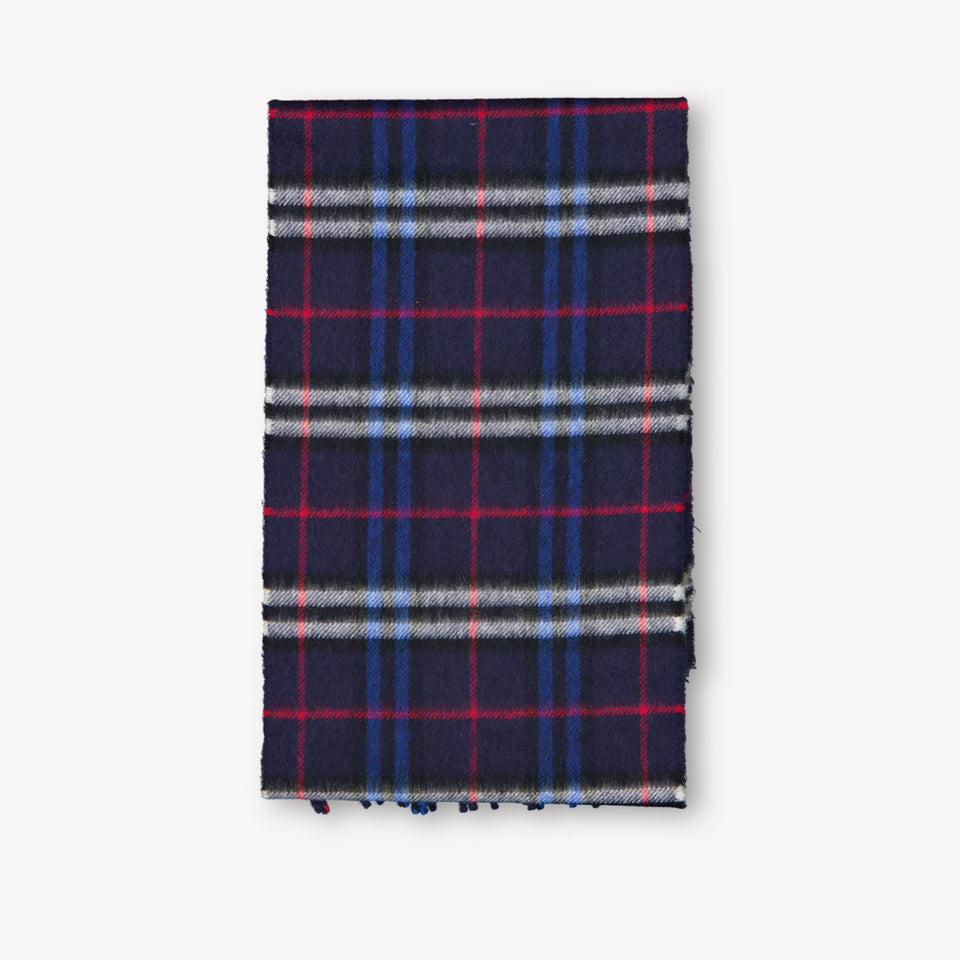 Burberry Kids Unisex Scarves  Dark Blue