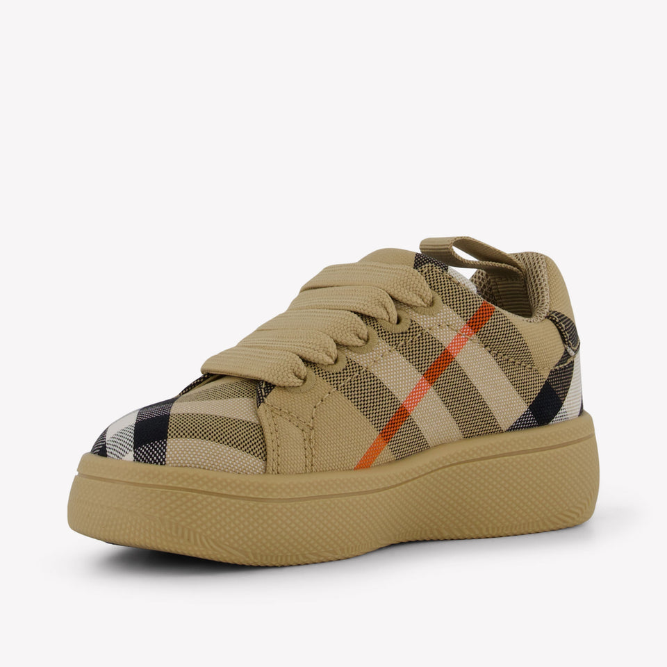 Burberry Unisex Sneakers In Beige