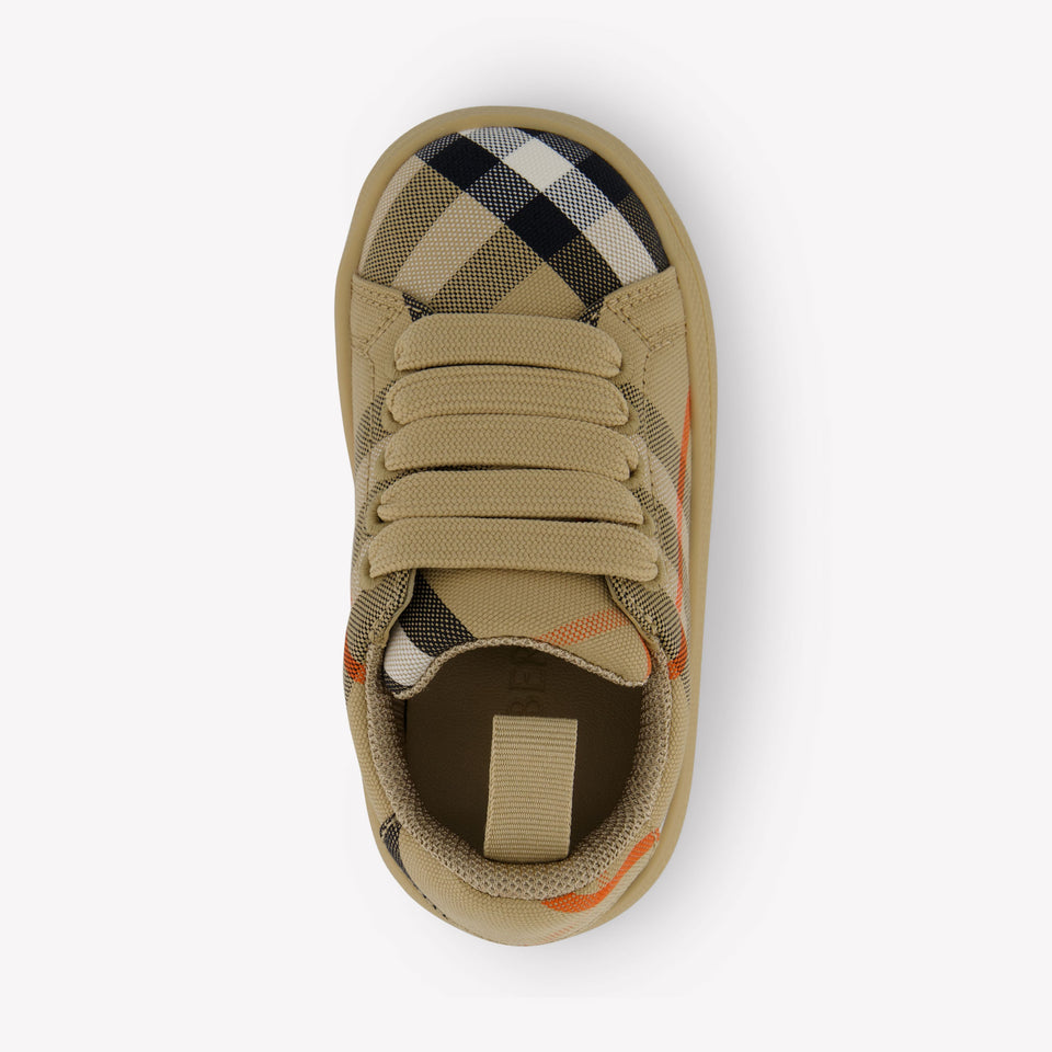 Burberry Unisex Sneakers In Beige