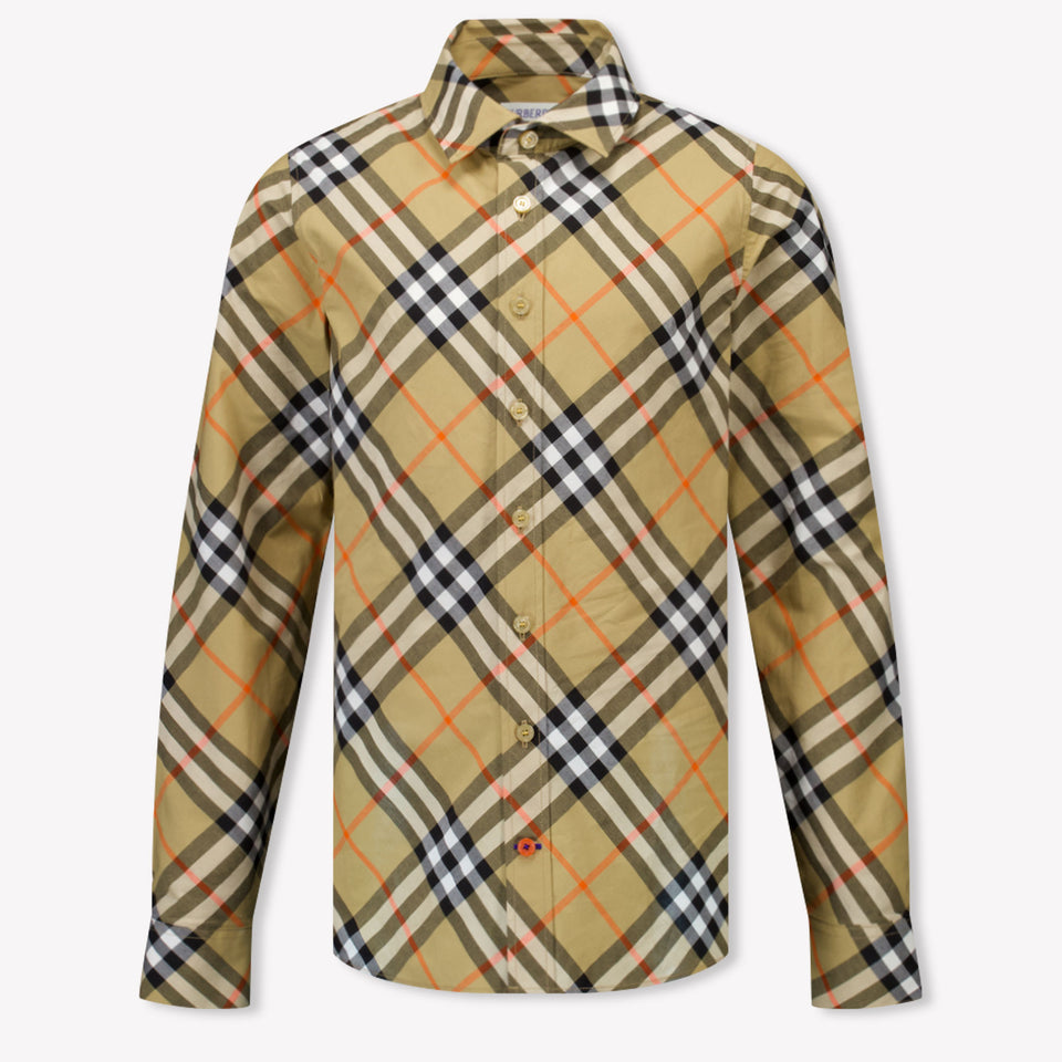 Burberry Jongens Blouse Beige