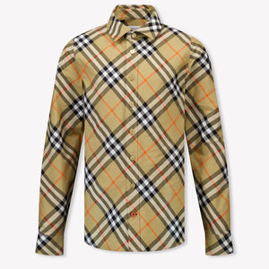 Burberry Owen Kinder Jongens Blouse In Beige