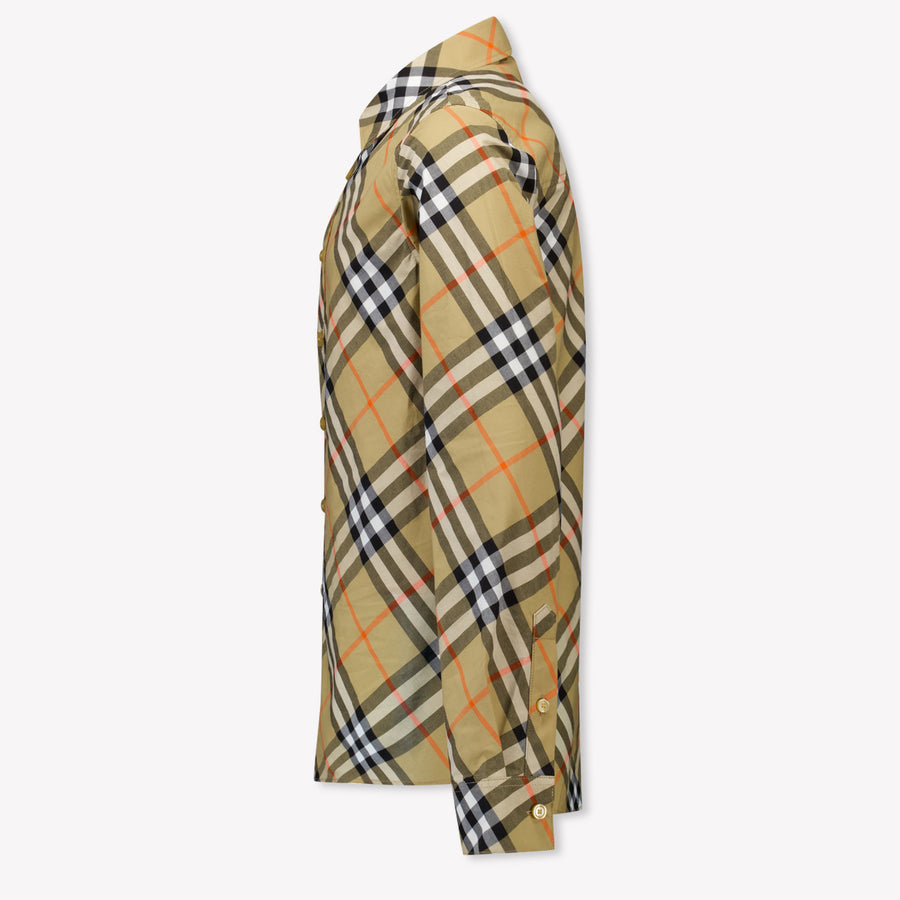 Burberry Owen Kinder Jongens Blouse In Beige