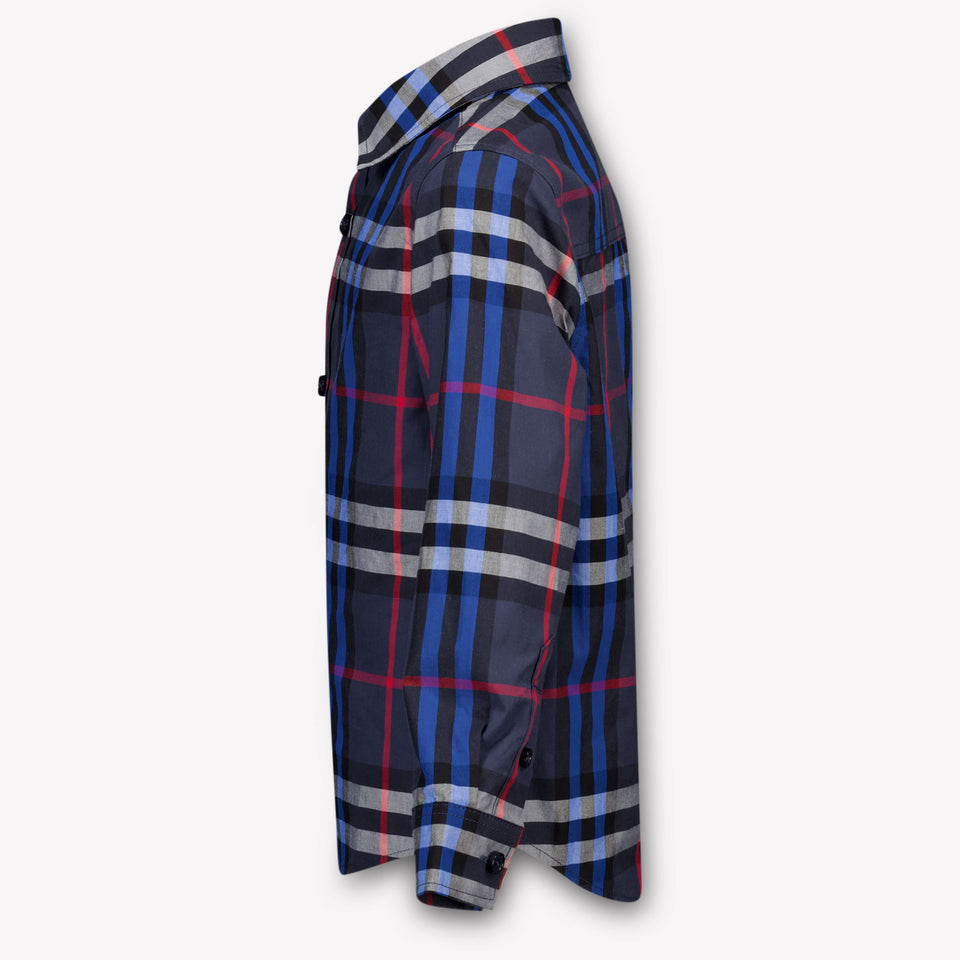 Burberry Owen Kids Boys Blouse  Dark Blue